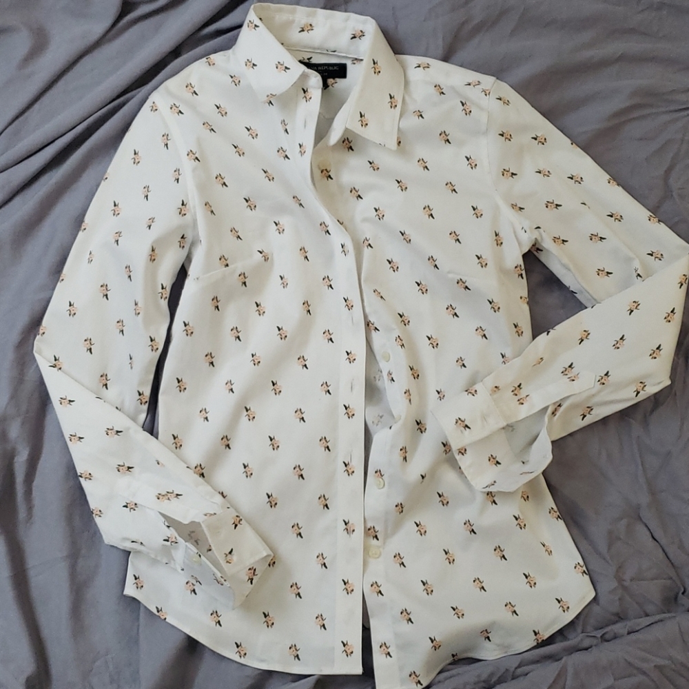 Floral Button Up